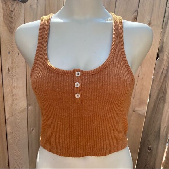 URBAN OUTFITTERS ORANGE RUST TANK size medium - Picture 2 of 8